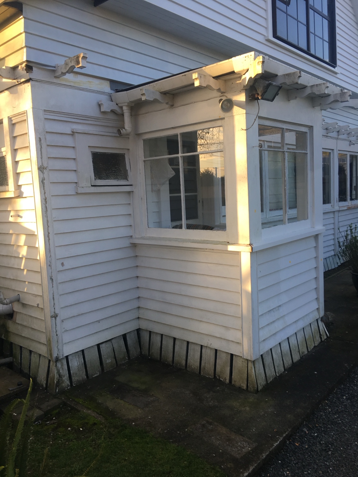 Completed bay window restoration