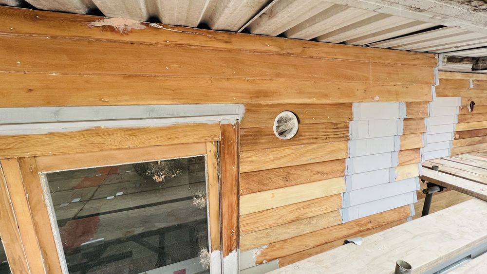 Restored timber kitchen bay windows Auckland