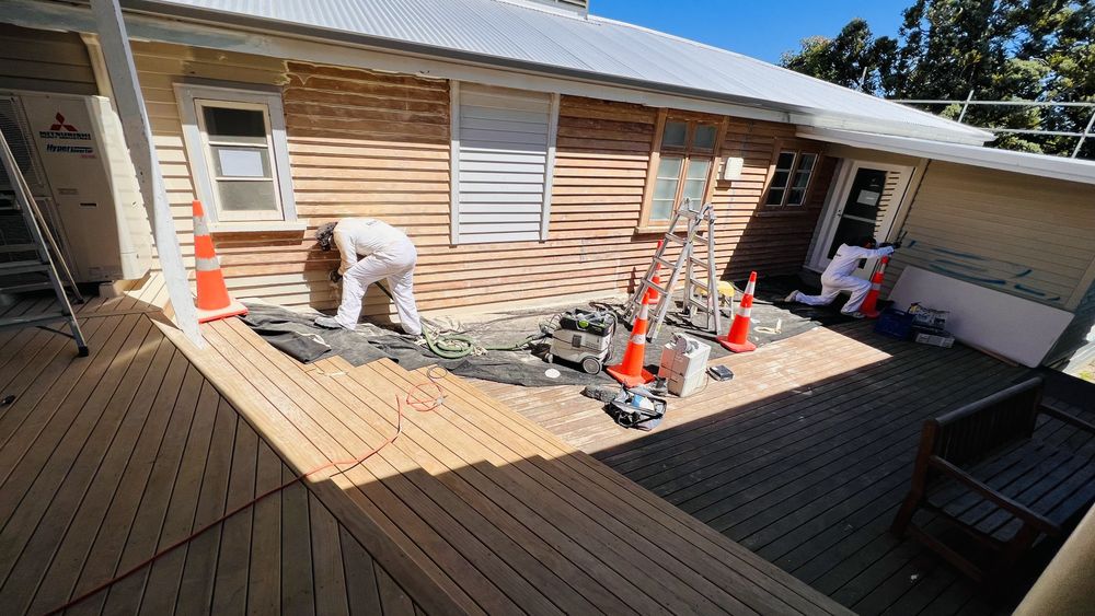 Restored modern timber sliding doors with natural finish Auckland